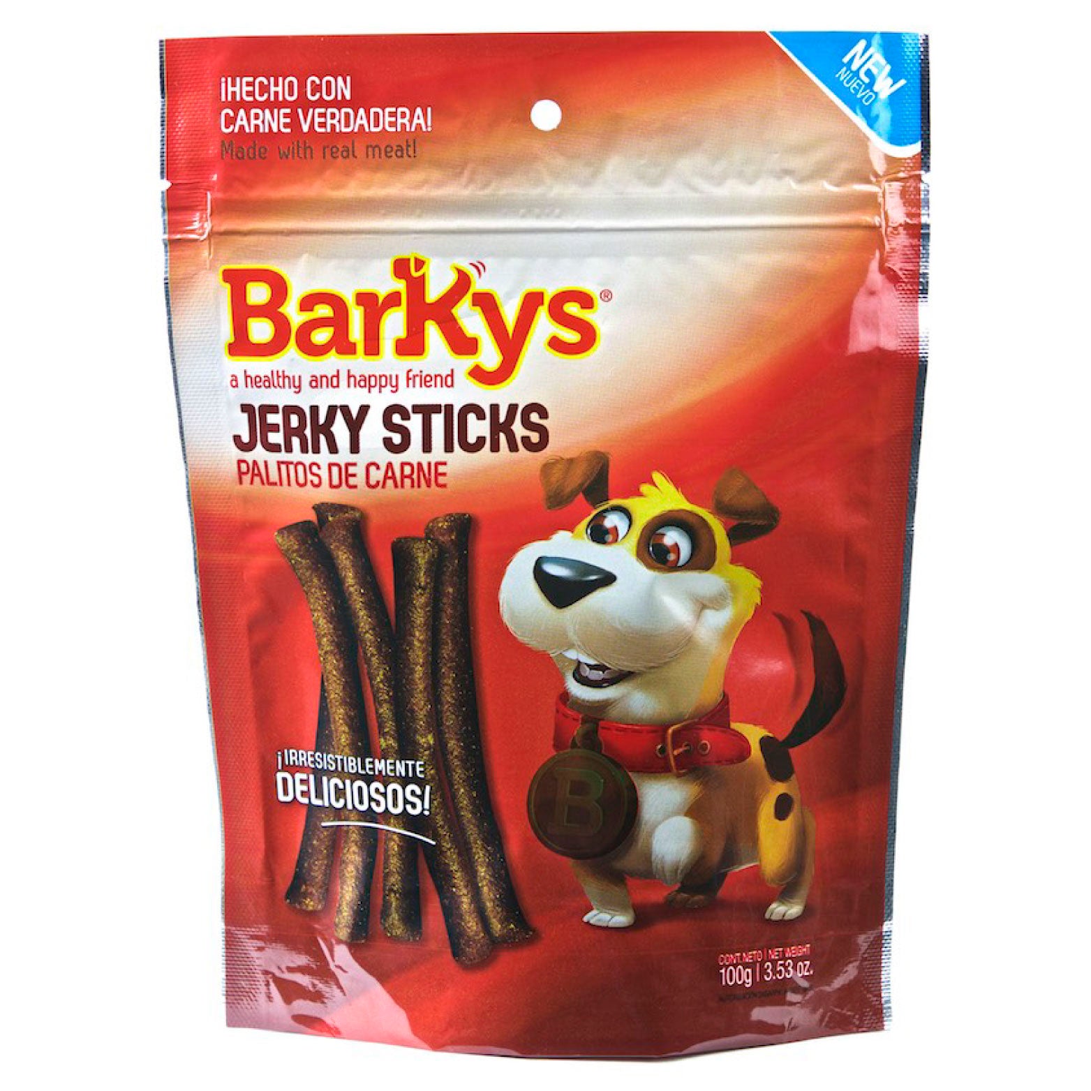 Barkys Palitos De Carne Jerky Stick- 3 Pack De 100 G - Premios, Premios, Barkys, Mister Mascotas Barkys Palitos De Carne Jerky Stick- 3 Pack De 100 G - Premios, Premios, Barkys, Mister Mascotas